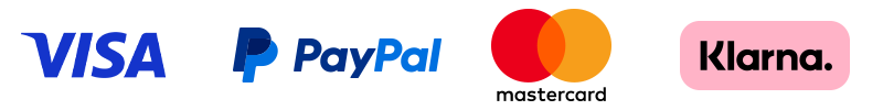 Visa MasterCard, PayPal, Sofortüberweisung